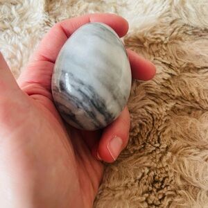 Gray Marble Egg